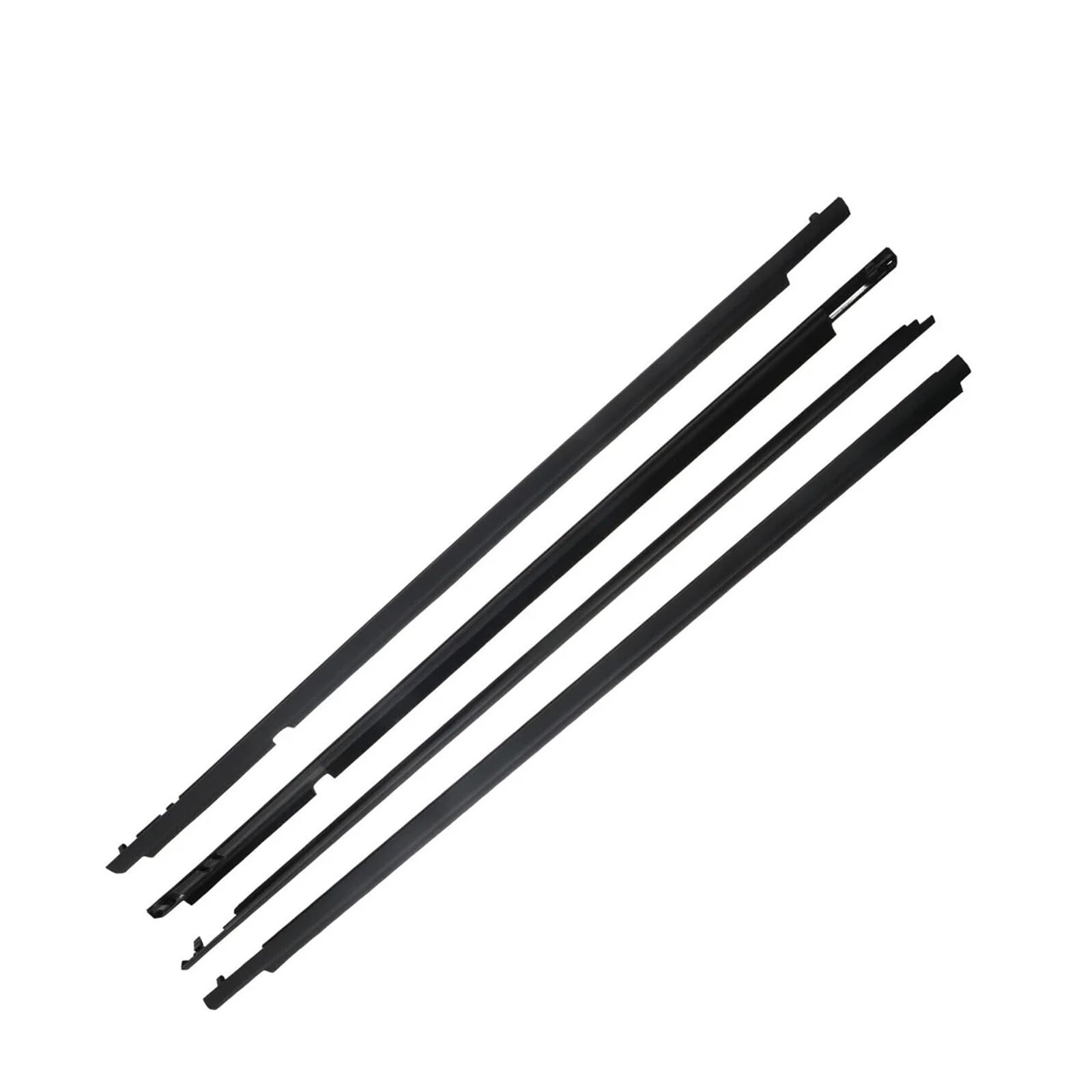 Iukmrt Black For Toyota For Corolla For Altis Sedan Zze122 2003-2007 Outer Windows Rubber Weatherstrip Door Strip Car Door Seal Protector