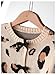 BEAUDRM Girl's Cheetah Cardigan Sweater Bow Crop Cardigans Leopard Print Sweaters Long Sleeve Crew Neck Button Front Knit Top Apricot 8 Years