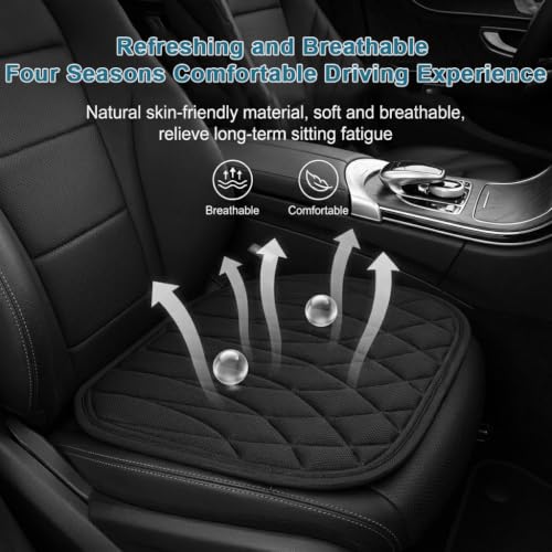 Image of STHIRA Car Seat Cushion Set Breathable Non Slip Seat Covers for Cars