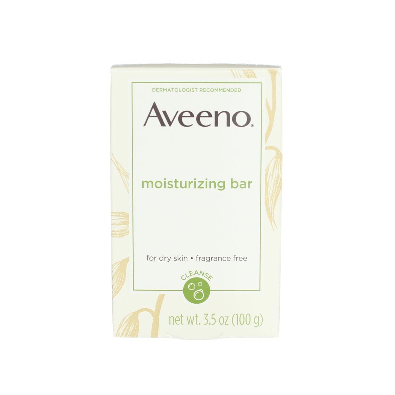 Aveeno Gentle Moisturizing Bar Facial Cleanser with Nourishing Oat for Dry Skin, Fragrance-free, Dye-Free, & Soap-Free, 3.5 oz : Beauty & Personal Care