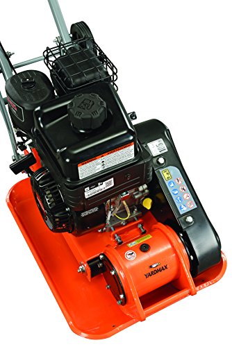 YARDMAX YC1390 3000 lb. Compaction Force Plate Compactor, 6.5 hp, 208cc, 5500 BPM, Briggs & Stratton