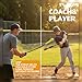 TINEPRY Baseball Swing Trainer,54'' Hitting Stick for Baseball & Softball,Non-Slip Grip Batting Practice Tool for All Ages