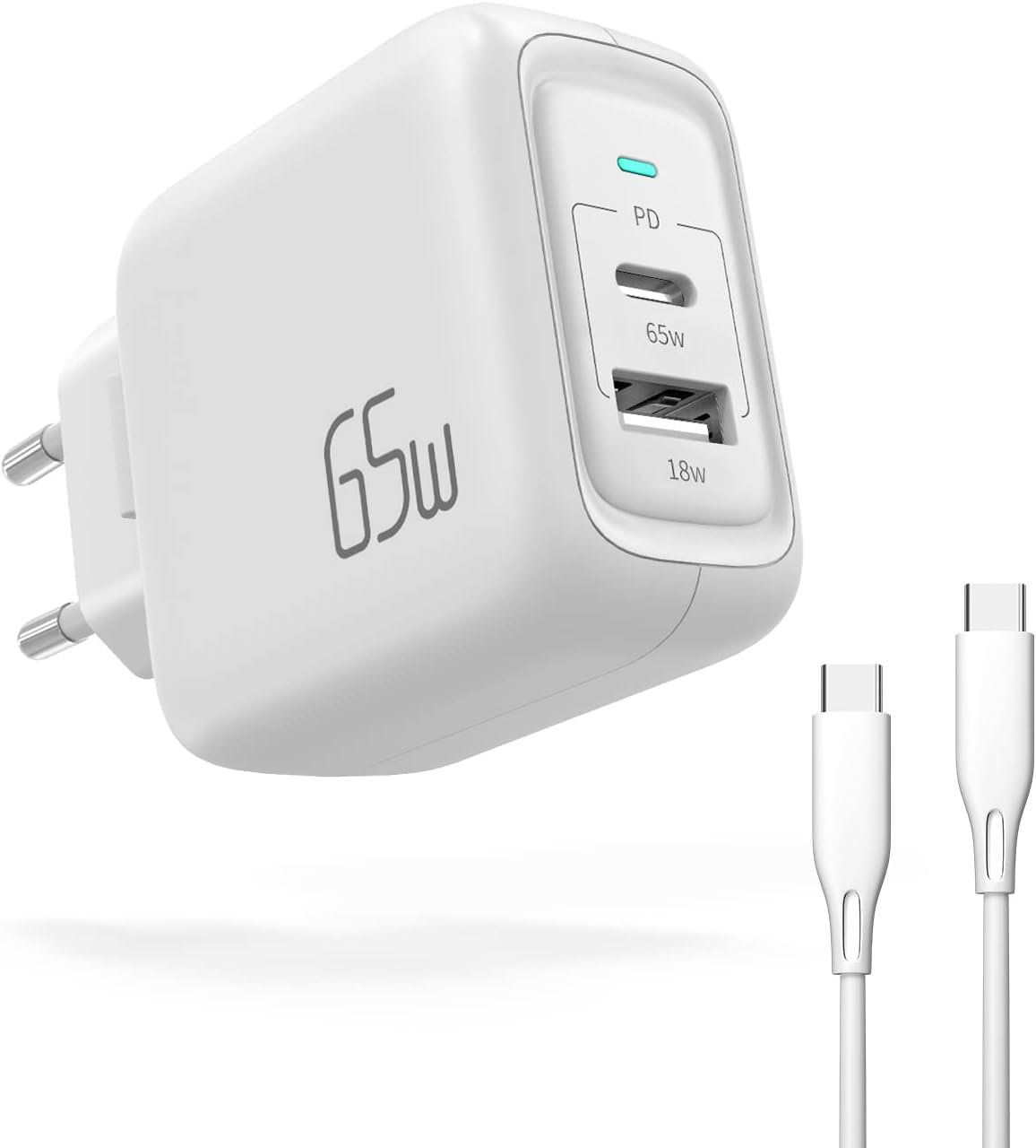 Caricatore USB C GaN Pro 100W PowerLot - 4 Porte Per MacBook, IPhone, IPad, Laptop, Con Certificazioni Di Sicurezza