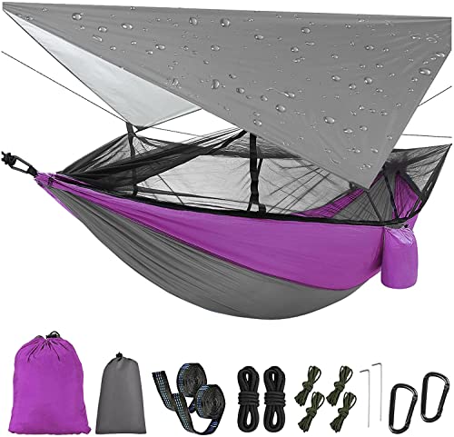MIFXIN Camping Hammock with Mosquito Net & Rain