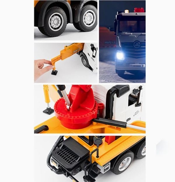 1/18サイズコンクリートポンプ車ラジコン　プロポで放水操作 Amazon.co.jp: 1/18 2.4GHz 9Ch RTR Huina 1381 ウルトラロングブーム
