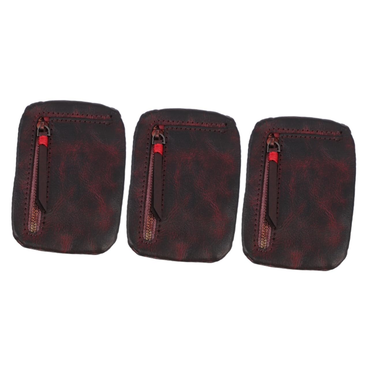 UKCOCO 3pezzi Borsa Organizer Per Cavi Usb e Auricolari Custodia Multiuso Vegetale Per Cavi Di Ricarica Chiavi e Schede Di Memoria Borsa Portatile Per Disk e Accessori Elettronici Scuro