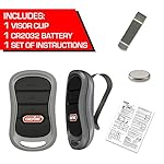 Genie authentic G3T-R 3-button Intellicode garage door opener remote with, works only on Genie openers, single pack - Image 2