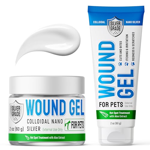 Image of SILVER GRADE Wound Gel in Jar + Wound Gel in Tube for Pets - Bundle