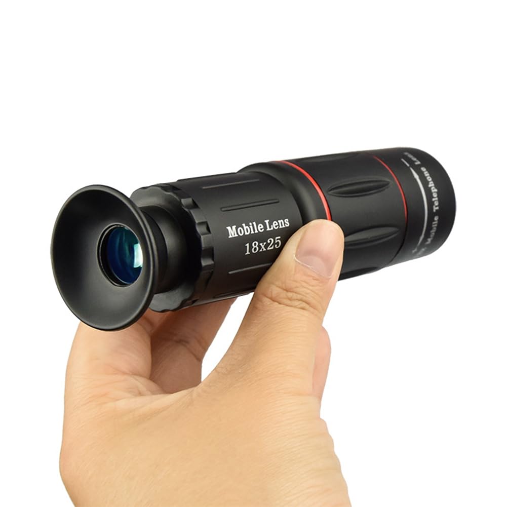 Téléobjectif de Téléphone Mobile Universel 18x Zoom de Caméra Externe pour Les Concerts Sportives et Photographies de Voyage