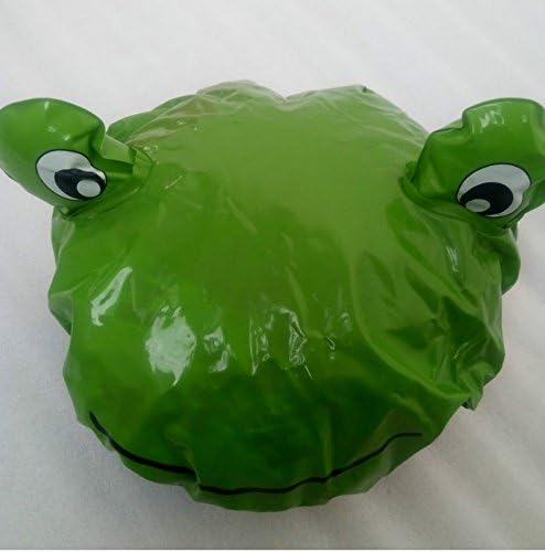 Bener Crazy Cute Frog Fun Shower Cap for Kids(Green)