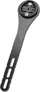 RiToEasysports Bike Computer Mount, Bike Out Front Computer Mount Carbon Fiber Cycling Bicycle Handlebar Extended Mount for Garmin for Wahoo for Bryton
