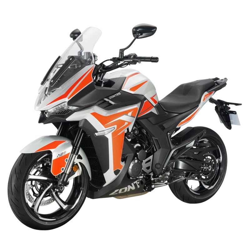 Image of Zontes 350XAlloy Wheel Orange Motorcycles /Bike Booking for Ex-Showroom Price