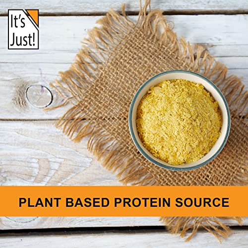 It's Just - Yeast Flakes, Nutritional Yeast, Premium Fortified, Nooch, Vegan Cheese Substitute (8 Ounces) #TOP3