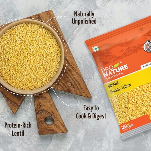 Image of Pro Nature Organic Moong Yellow, 1kg