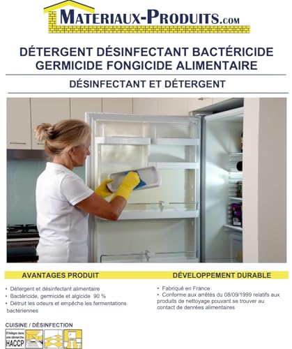 MATPRO Détergent désinfectant Bactericide Germicide fongicide Alimentaire 2 L Bleu – vue 3