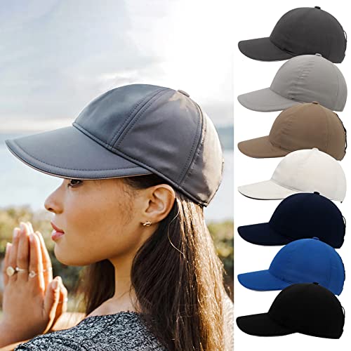 Ponytail Baseball Cap For Women Ladies Quick Drying Sports Hat Womens Baseball Hat Pony Tail Adjustable (Beige) #TOP7