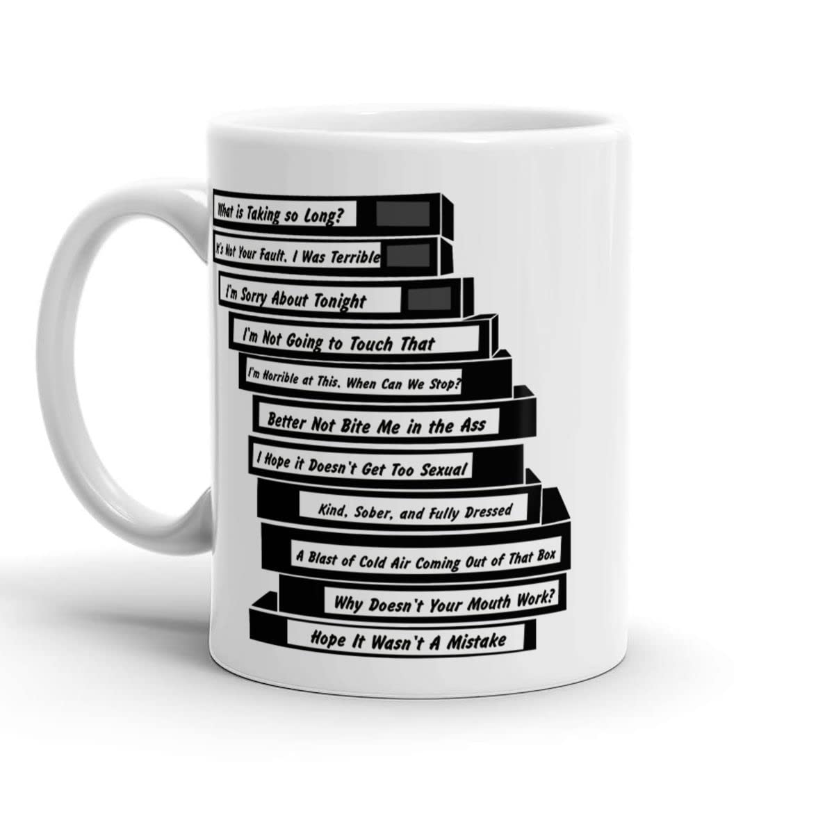 Amazon.com: White Mugs Brooklyn Tea 99 Cups Sex Ceramic Tapes Travel  Birthday 11 Oz Or 15 Oz Coffee Mug Gifts For Friend Family Coworker Xmas  Christmas : Home & Kitchen
