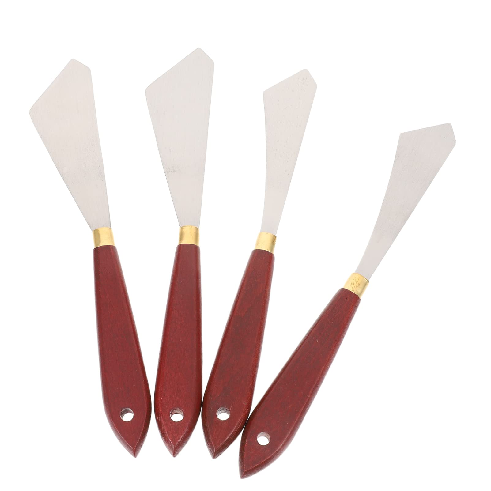 Ciieeo 16stücke Teiliges Malerei Schaber -pigmentmesser Mit Holzgriff Vielseitige Spachtel Für Öl Und Acrylmalerei Und Auftragen Von Farben