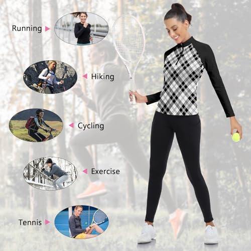 Image of Soneven Women's Sleeveless Golf Top Floral Athletic Golf Wear Moisture Wicking Sleeveless Polo Quick Dry