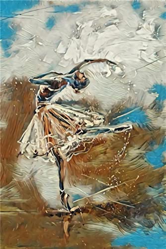 Affiches ballet abstrait moderne idee cadeau deco pour salon et chambre fille