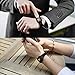 JETech Replacement Band Strap for Apple Watch 42mm and 44mm, Stainless Steel, Black