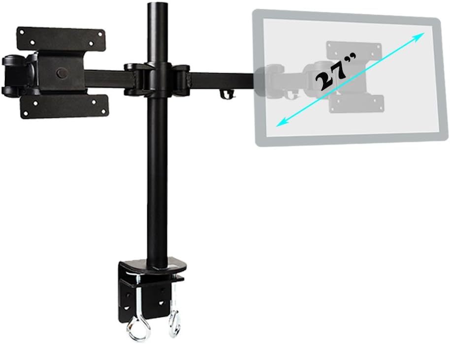 Dual Monitor Stand – Adjustable LCD Monitor Stand for Up to 27” – for Office, Studio, and Home.