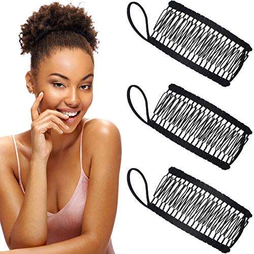 3 Pieces Banana Clip Comb Tool Banana Hair Clips Double Comb Hair Accessory for Thick Curly Hair Women Girls (20 Teeth)