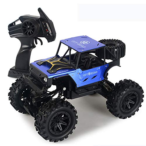 QIYHBVR 1:14 Alloy Climbing Car 2.4G Remote Control High-speed Off-road Vehicle Four-wheel Drive Made Of ABS Material, Rubber Material, Vacuum Tires, Suitable For Various Terrains, Toys For Boys And G