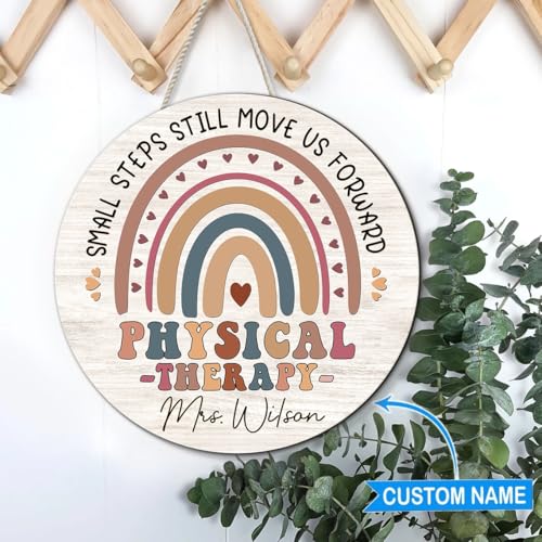 Personalized Classroom Door Sign for Physical Therapists and SLPs | Custom Welcome Sign | Groovy Teacher Appreciation Gift | Durable Plywood Door Hanger - Image 2