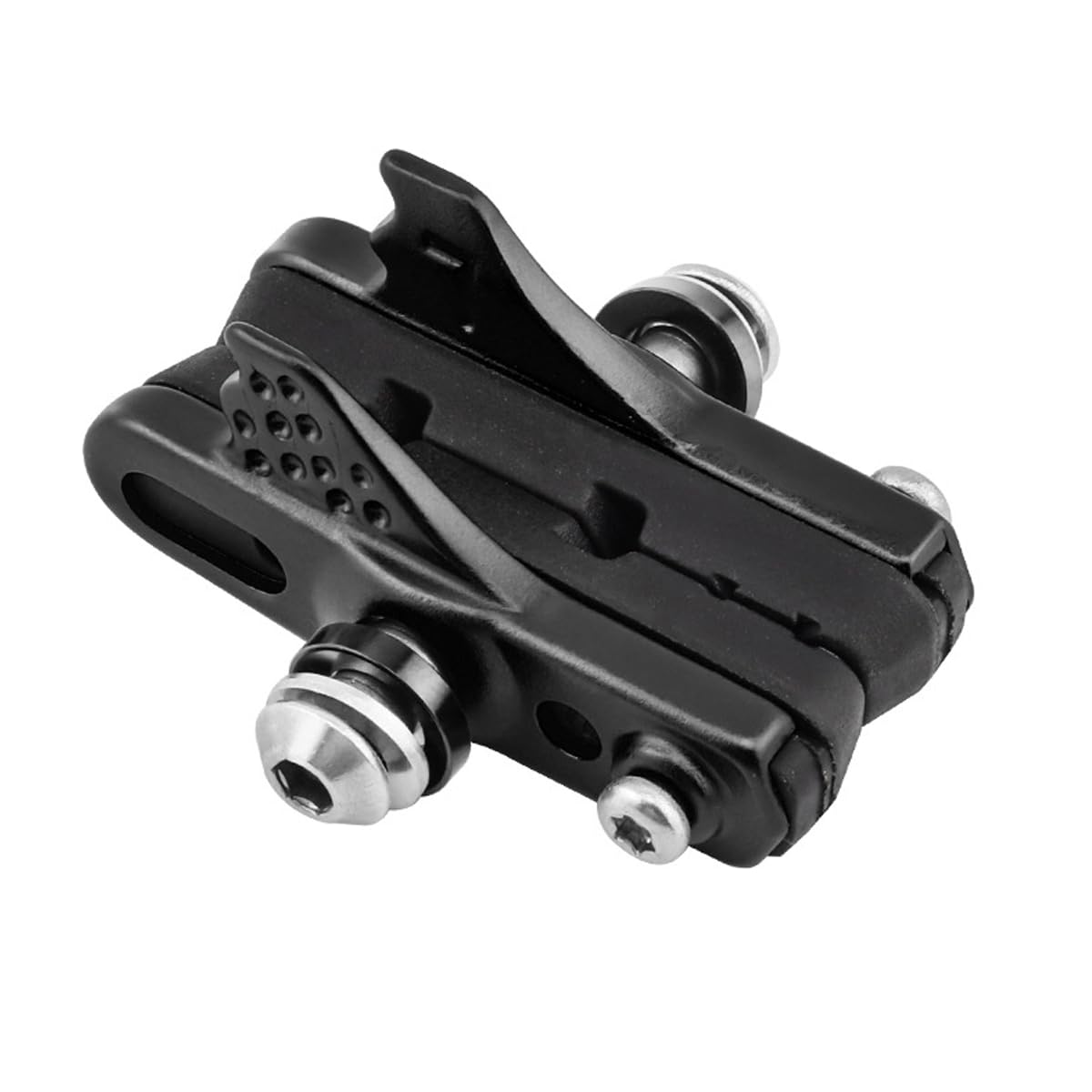 HOUSON 2PCS Bicycle Brake Shoes, V Brake Pads Brake Blocks Low Noise Brake Shoes for Carbon Fiber Wheels, Black