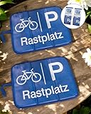CULT at home 2 Stück Sitzkissen Stadion – Sitzunterlage Outdoor Fußballstadion – faltbares Sitzkissen für Unterwegs wasserabweisend tragbar leicht und kompakt für Wandern, Fußball – 30 x 40 cm
