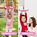 Ninja-Twister 360° Spin Handle: Slackline Swing Attachment for Kids - Activate Ninja Powers with Twist-Spin Flips! (Rose Red- Backyard/Playground Hang Toy)