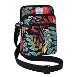 KAMO Multifunction Phone Waist Bag - Diagonal Crossbody Purse for Women & Men with Maple Leaf Pattern