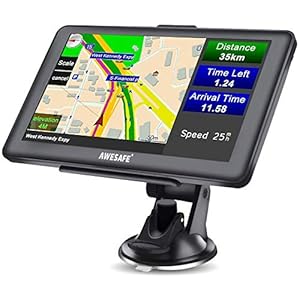 AWESAFE Sat Nav 2022 UK Europe Ireland Maps 7 inch SatNav GPS Navigation for Car Truck Lorry HGV LGV Caravan Motorhome…