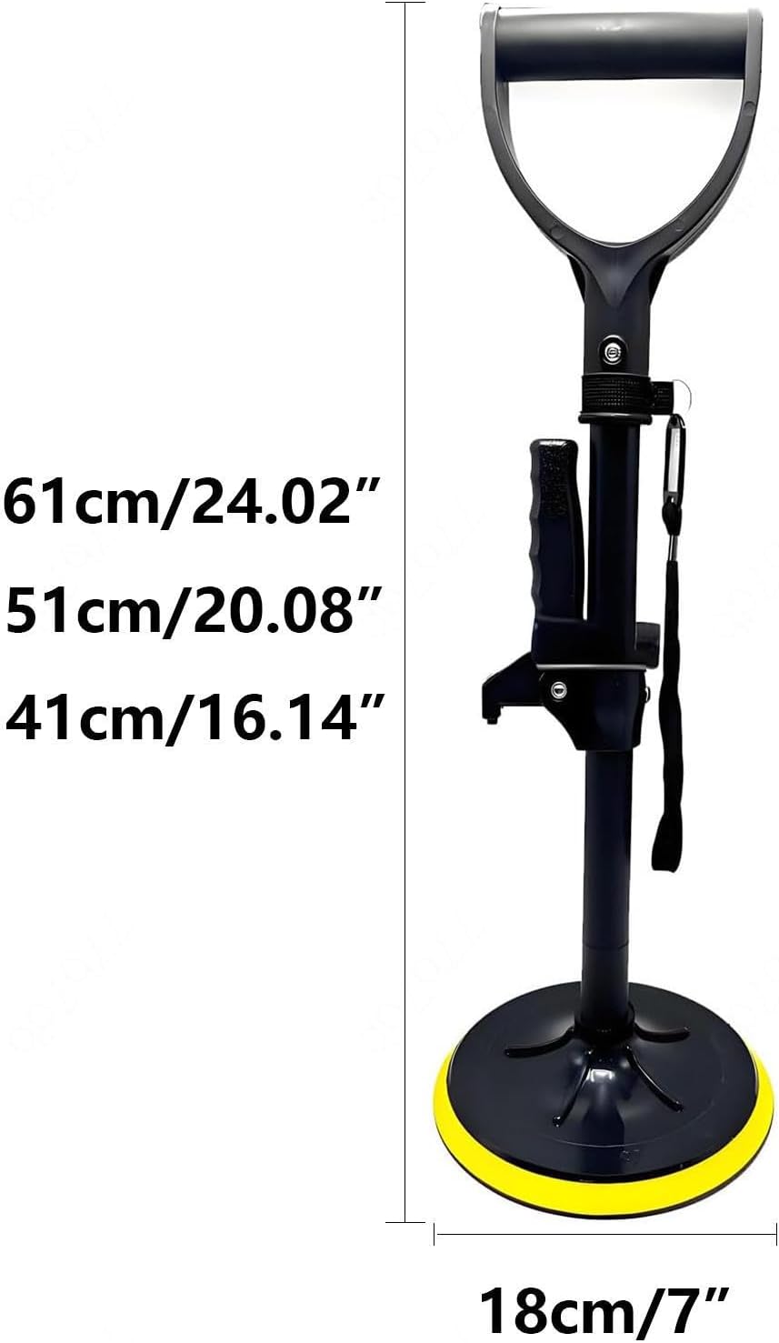 立ち上がり補助器具, 41~61cm 3段階の高さ調整 介護用品 立ち上がり補助, 軽量、ポータブル、滑り止め 歩行補助具 高齢者用