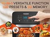 Nuwave Brio 15.5Qt Air Fryer Oven with Plug-In Grill, XL Family Size, Air Fry/Grill/Rotisserie; Even & Crisp Cooking; 100 One-Touch Presets/50 Memory; 50°F-425°F in 5°F Steps; 1800W — image 2