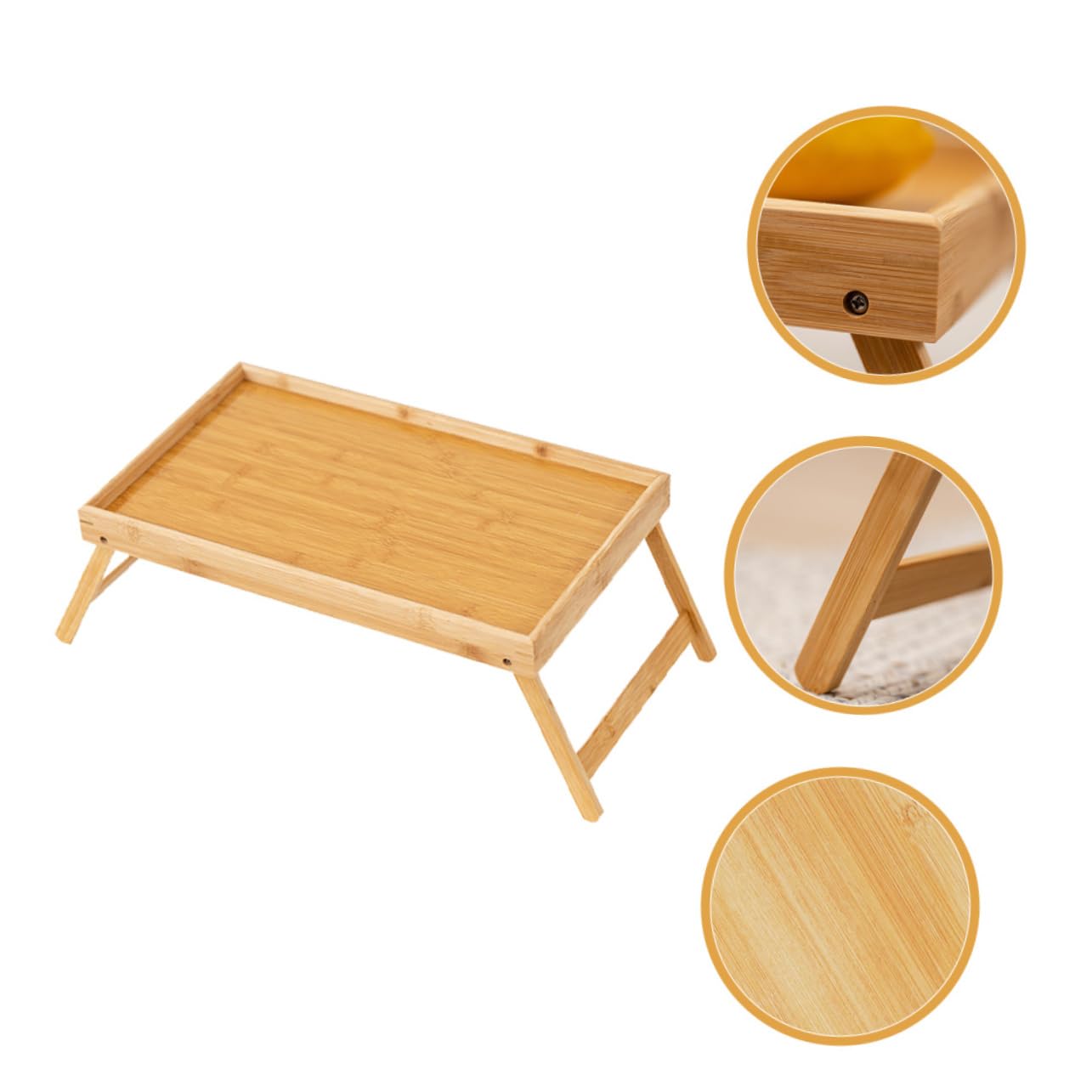 BESPORTBLE Escritorio Plegable Portátil Soporte para Cama Mesa Funda De Almacenamiento