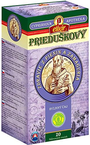 Bronchial Cyprian Herbal Tea | Upper and Lower Respiratory System | Lungs | Pure Natural Herbal Tea Grown in Europe (20 Tea Bags 40g)