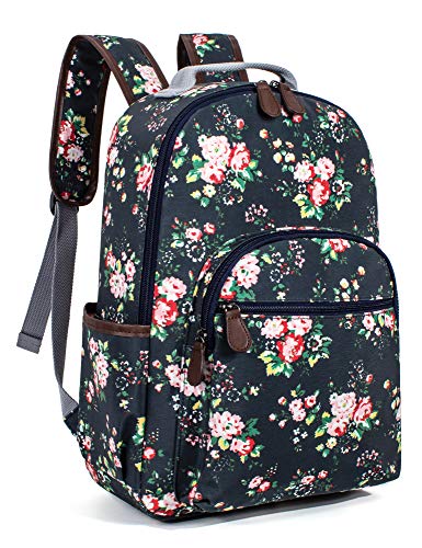 Leaper Floral Waterproof School Backpack Travel Bag Bookbags Satchel Daypack #TOP12