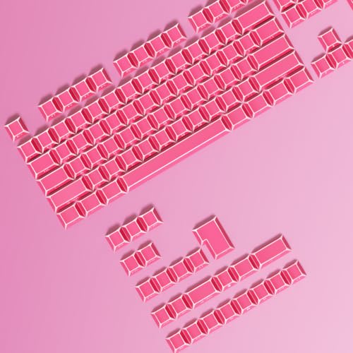 Image of Fogruaden PBT Keycaps Set, Cherry Profile Side Print Keycap for Mechanical Keyboard Keycaps(ZheYing-Red)