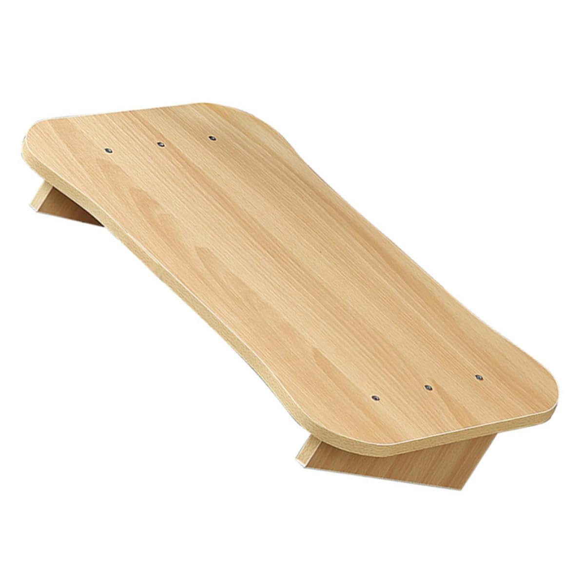 DOITOOL Reposapiés de Madera para Oficina Diseño Inclinado y Superficie Cómoda, Taburete Reposapiés Adecuado para Debajo del Escritorio Hogar
