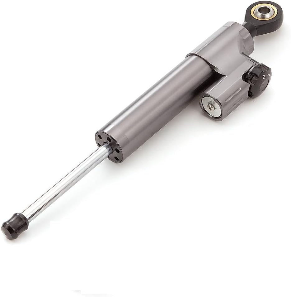 FXCNC Motorcycle CNC Steering Damper Stabilizer Buffer Control Bar With Mounting Bracket Kit Full Set Compatible with CBR600 F4 F5 2003-2006, CBR600RR 2003-2004