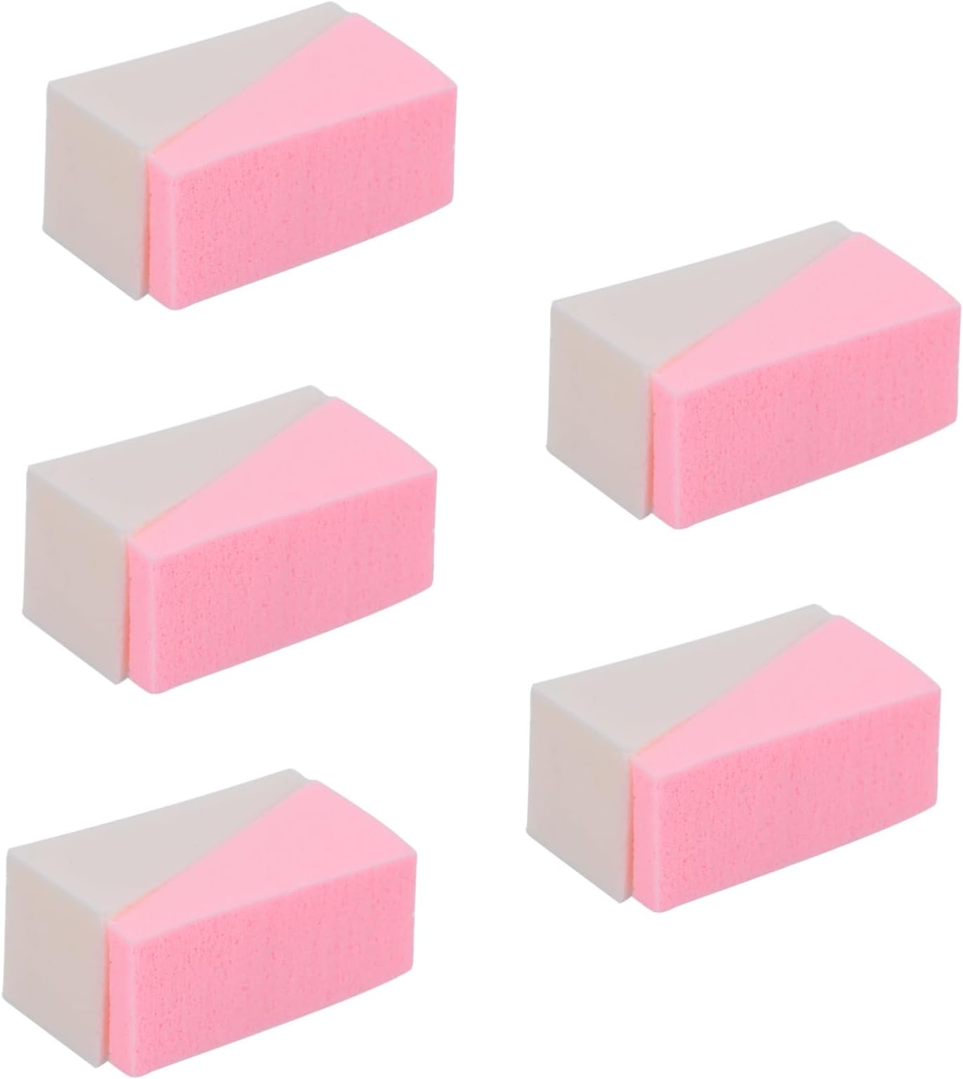40pcs Triangle Puff Baby Sponge Face Powder Puff Makeup Puff Mini Applicator Wedge Baby Powder Puff Cosmetics Liquid Foundation Makeup Tool Makeup Sponge White