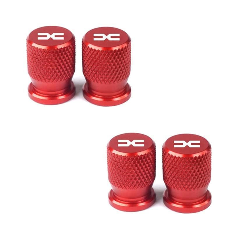 4 Tappi Valvola In Alluminio Per Auto, Moto E Bici – Antipolvere Con Guarnizione In Gomma, Colore Argento