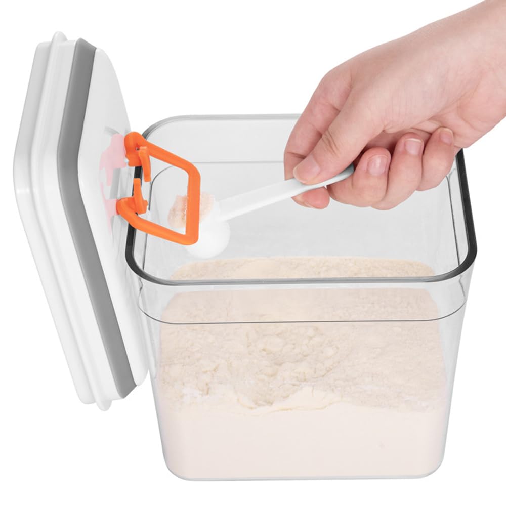 SNOWIE SOFT® 1700ml Baby Formula Dispenser with Scoop and Leveller, Foodgrade PP Anti-Leak Milk Powder Dispenser Container, Baby Snack Storage Container for Outdoor Travel Home, BPA Free-picture-20