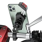 Handyhalterung Fahrrad Universal Handyhalter Motorrad Stabil Navigation Halterung mit 360°Drehbar für 3,5-6,8 Zoll Smartphone,iPhone 13 Pro Max, 12/11/Xs/XR/X/8/7/6S,Samsung S10 S9