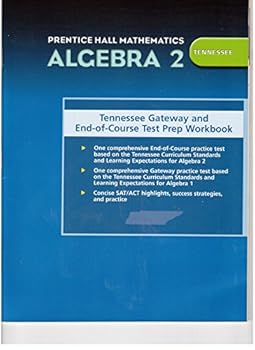 Paperback Prentice Hall Math Algebra 2 Tennnessee Test Preparation 2004c Book