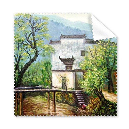 Chiffon microfibre lunettes au motif d'art traditionnel chinois pour éliminer les traces de doigts