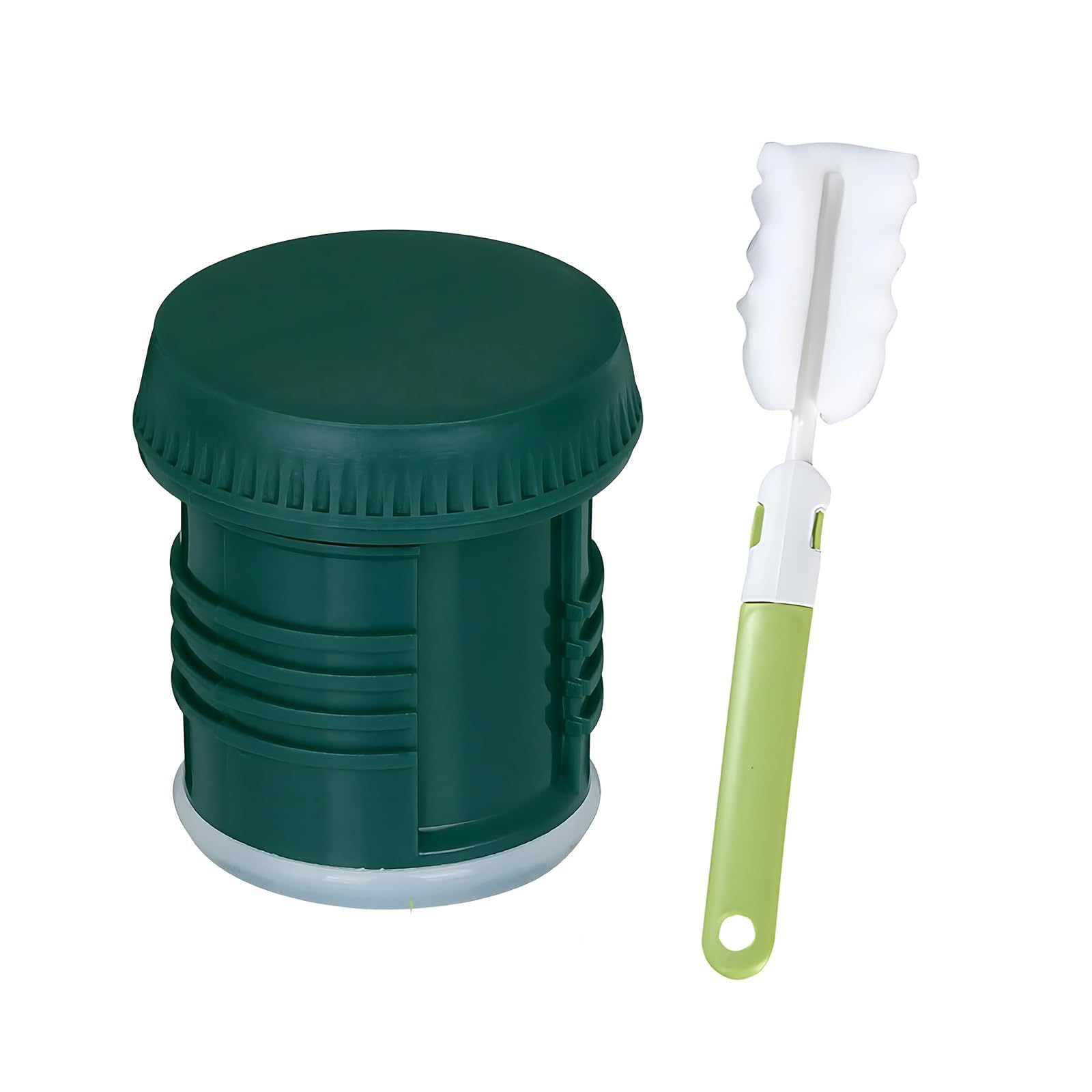 2PCS Stanley Replacement Lid, Flask Lid, Thermal with Cleaning Brush Durable and Leakproof Design for Outdoor Enthusiasts Campers and Hikers Compatible with Classic Flask
