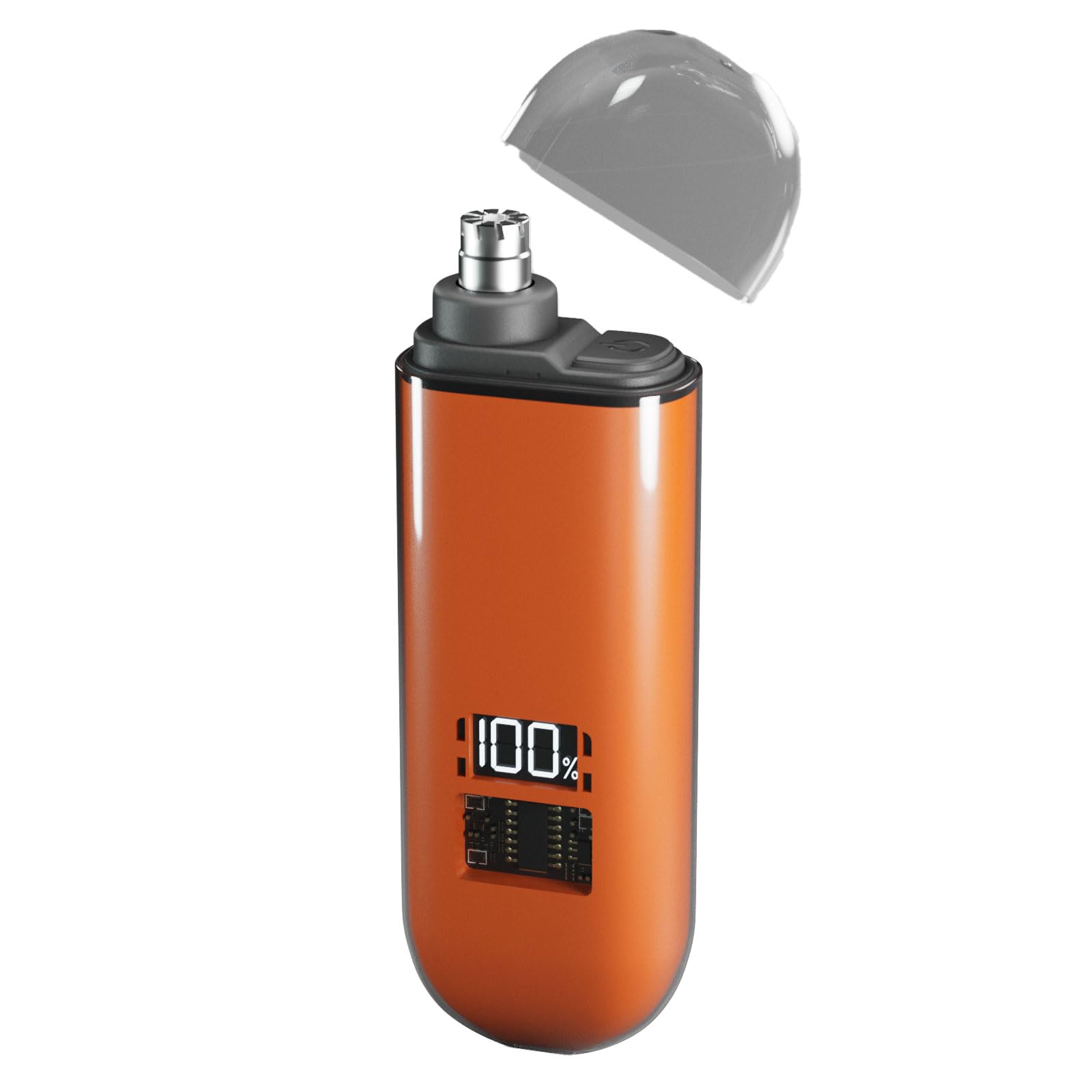 Adnyusi-2025 Professional Painless Nose Hair Trimmer, Unisex, USP Charging Digital Display, Double-Edged Blade That Does Not Harm The Nasal Cavity, Easy to Clean, Portable and Lightweight Design